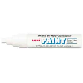 Sanford uni-Paint Marker, Broad Tip, White