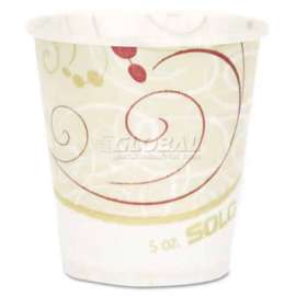SOLO Paper Water Cups, Waxed, 5 oz., 30 Bags of 100/Carton