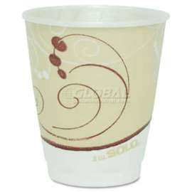 SOLO Symphony Trophy Plus Dual Temperature Cups, 8 oz., Beige, 1000/Carton
