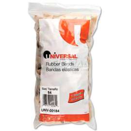 Universal Rubber Bands, Size 84, 3-1/2 x 1/2, 155 Bands/1lb Pack