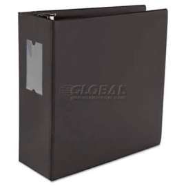Universal One D-Ring Binder, 5" Capacity, 8-1/2 x 11, Black
