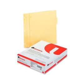 Universal Economy Tab Dividers, 5-Tab, Letter, Buff, 36 Sets/Box