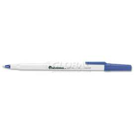 Universal Economy Ballpoint Stick Oil-Based Pen, Blue Ink, Fine, Dozen