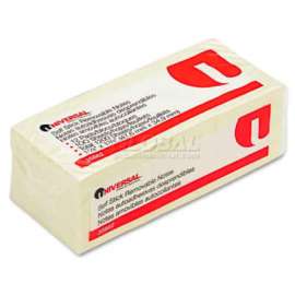 Universal One Standard Self-Stick Notes, 1-1/2 x 2, Yellow, 12 100-Sheet Pad/Pack