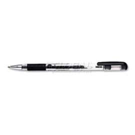 Universal Roller Ball Stick Gel Pen, Black Ink, Medium, Dozen