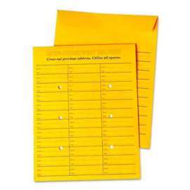 Universal Interoffice Press & Seal Envelopes, 13"W x 10"H, Brown, 100/Pack
