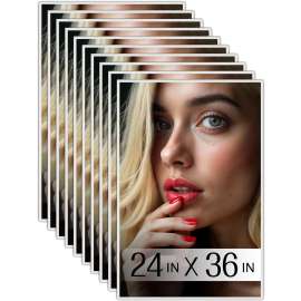 Poster Frame, 24'' x 36'', White, 10/Carton