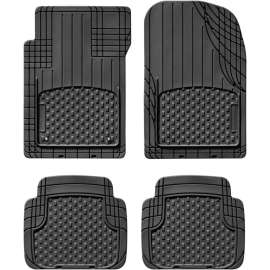 WeatherTech - Black Trim-To-Fit Thermoplastic Elastomer Auto Floor Mats, 4 Pieces