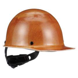 MSA - 6.5"-8" Natural Tan Fas-Trac III Ratched Suspension Phenolic Shell Hard Hat