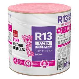 R- 13 Faced Fiberglass Insulation Roll 15 in. x 32 ft. (1 Roll)