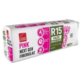 R-15 Faced Fiberglass Insulation Batt 15 in. x 93 in. (1 Bags)