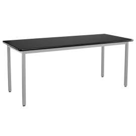 NPS - Steel Series Gray 72"L x 30"W x 30"H Science Table with HPL Top