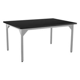 NPS - Steel Series Gray 60"L x 42"W x 30"H Science Table with Chemical Resistant Top