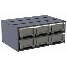 6-DRAWER COMP. CAB. - 7HX18.5WX12D