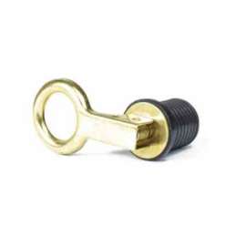 DRAIN PLUG - SNAP DOWN BRASS 1'