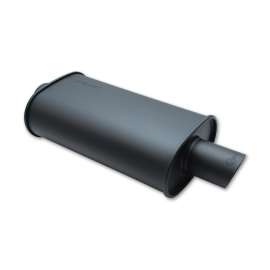 FLAT BLK OVAL MUFFLER