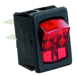 MINI-IL ON/OF 12VSW RD/BK