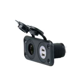 COMBO DUAL USB/12V RECEPTACLE