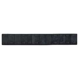 1/4OZ BLACK WHL WEIGHT 48 STRIPS