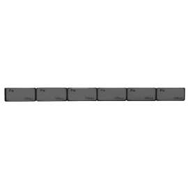1/2OZ BLACK WHL WEIGHTS 48 STRIPS