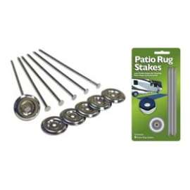 PATIO RUG STAKES 6-PACK