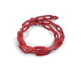 VNYL CTD CHAIN 5/16X5 RED