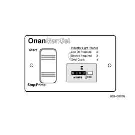 ONAN DELUXE REMOTE PANEL