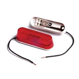 CLR/MKR LAMP RED THIN-L