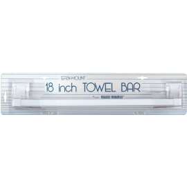 18 INCH TOWEL BAR 1PK WHI