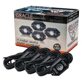 WHEEL WELL ROCK LIGHT KIT WHT 4PC