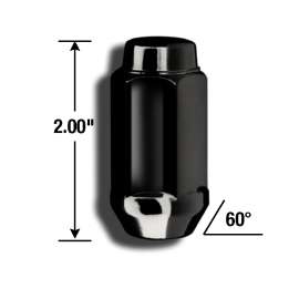 14MMX1.5 BLK LUG