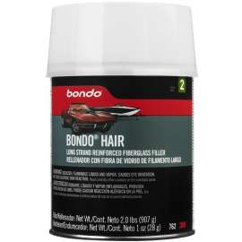BONDO-HAIR FBGLS QT 12/CS