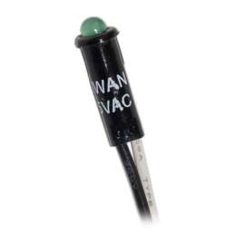 LED 120VAC GREEN 11/64IN