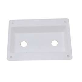 WHITE FAUCET BEZEL