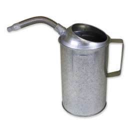 SILVER 4 QT GAL MEASURE CAN