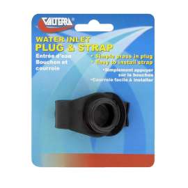 PLUG 3/4' W/STRAP BLK CD