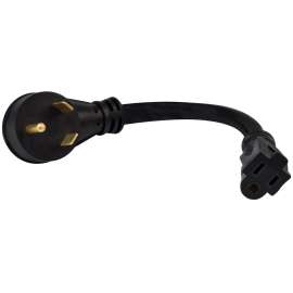 30AM-15AF 12' ADAPTER BLACK BULK