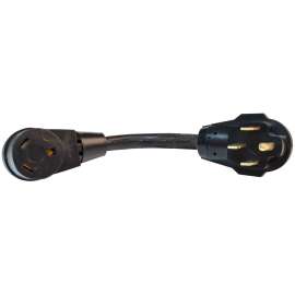 50AM-30AF 12' ADAPTER BLACK BULK