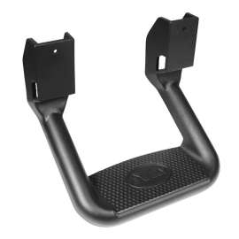 SIDE STEP BLK PWDR COAT ALUM SINGLE
