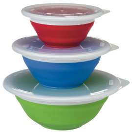 COLLAPSIBLE STORAGE BOWLS