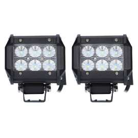 CUBE LED LIGHTS - 4 INCH PAIR
