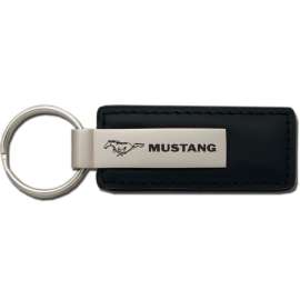 MUSTANG BLACK LEATHER KEY
