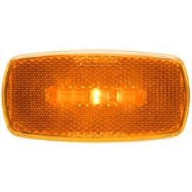 1LED M/C LT;OVL;BLK;AMB