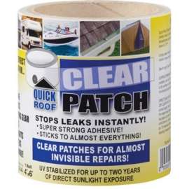QUICK ROOF CLEAR PATCH-TAPE 4'X6'