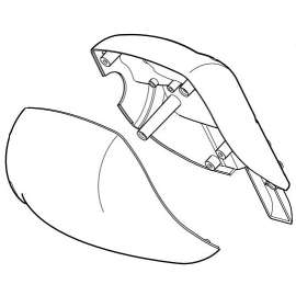 IDLER COVER KIT- BLACK