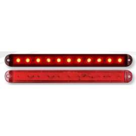 LED ULTRA THIN S/T/T;REFLEX;RED;