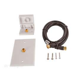 TV HOOK UP KIT WHITE
