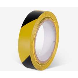 YELLOW/BLACK AISLE MARKING TAPE (1