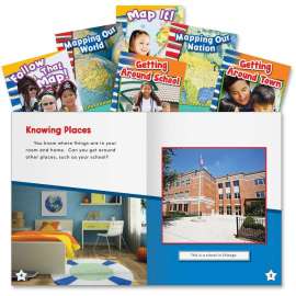 Shell Education Let's Map It! Six Book Set
