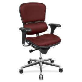 Eurotech ergohuman LE10ERGLO Mid Back Management Chair, 1 Each